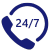 24/7 support