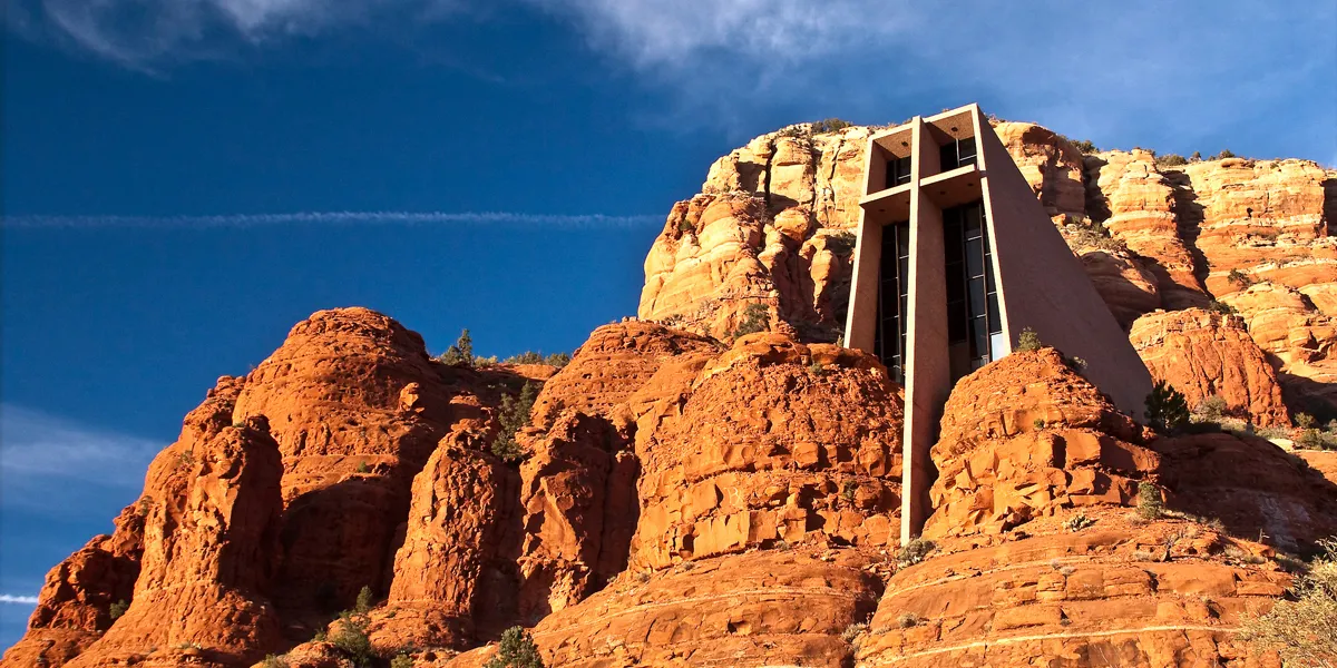 Beautiful Chapel Of The Holy Cross Of The Red Rocks