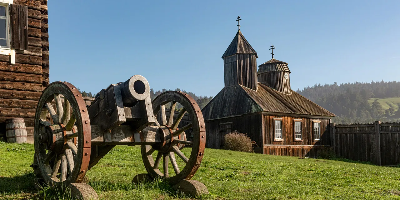 Fort Ross Historic Park at goat rock beach