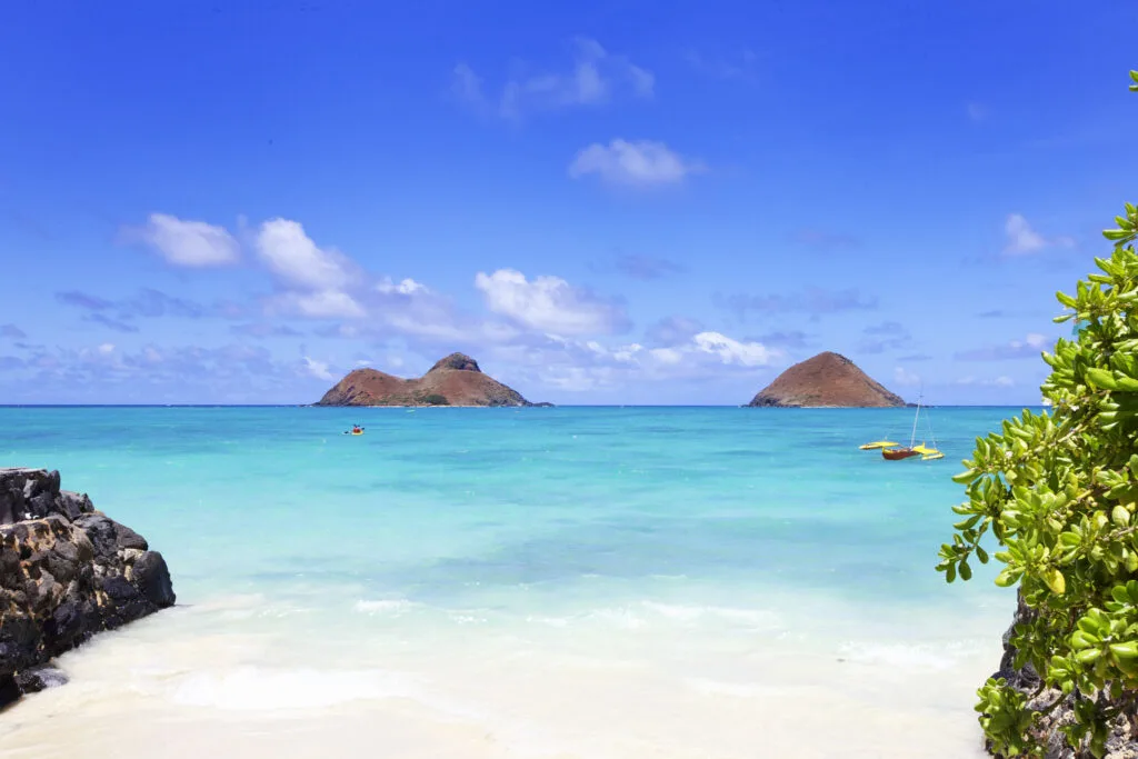Lanikai Beach in Oahu Island, Hawaii