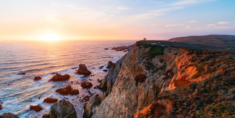 iconic goat rock on goat rock beach