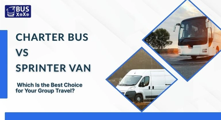 Charter Bus vs Sprinter Van