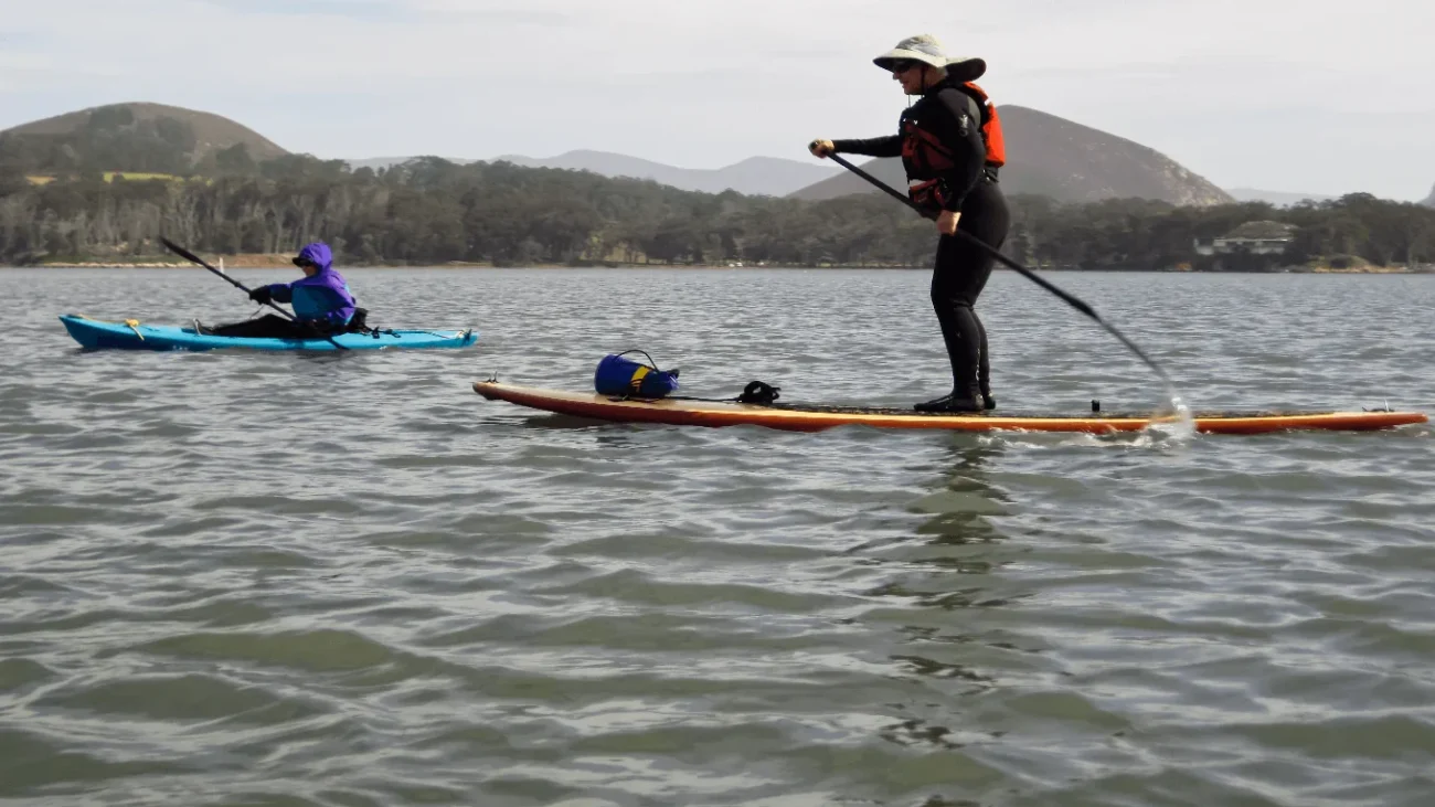 Kayaking and paddleboading