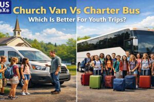 church van vs charter bus