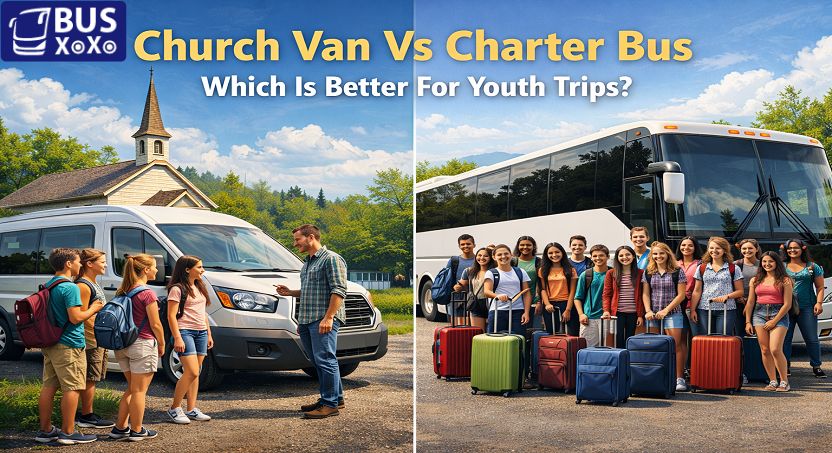 church van vs charter bus