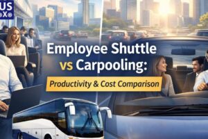 employee shuttle vs carpooling image