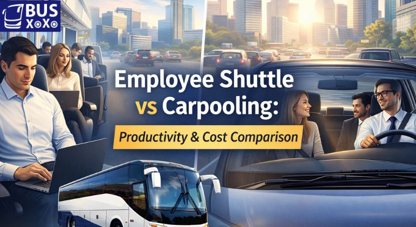 employee shuttle vs carpooling image