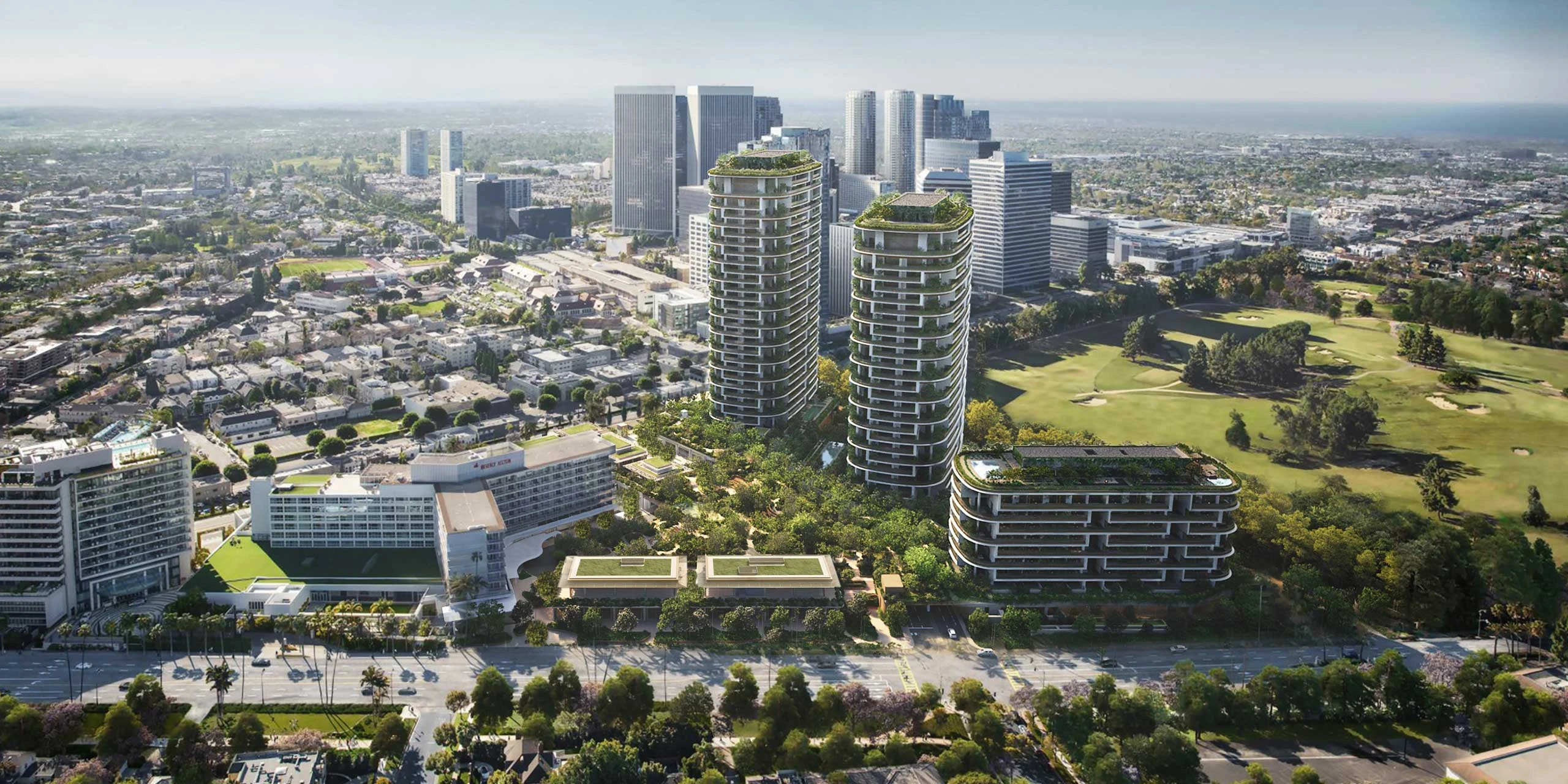 bus tour from les vegas to california is in berevy hills 