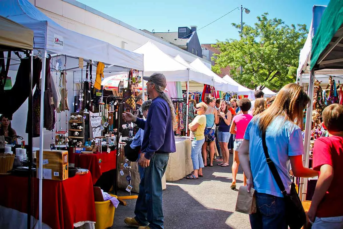 Shopping At Unique Markets For Souvenirs