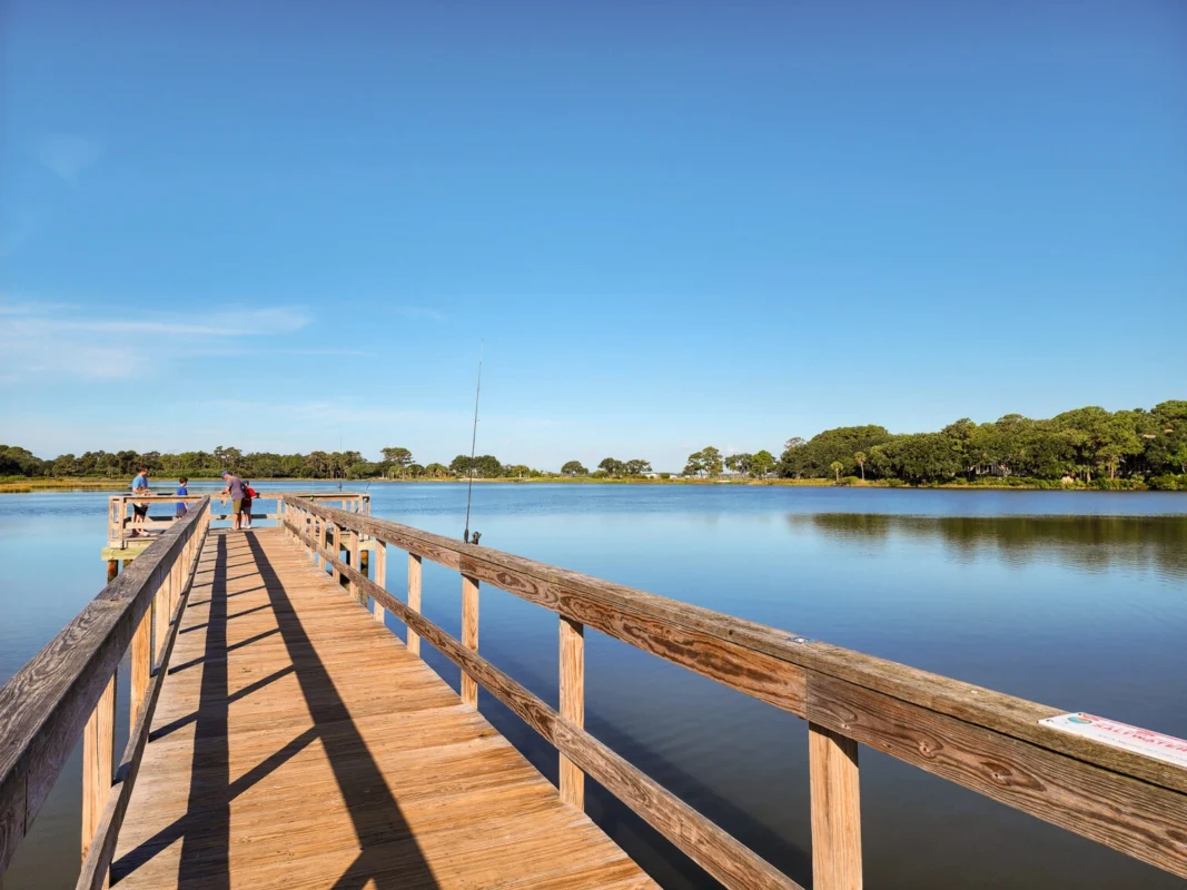 Bass Pond Fishing Dock