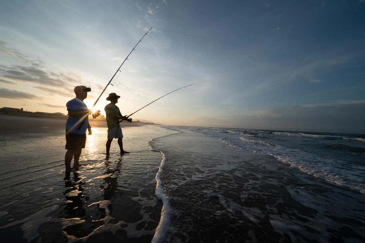 Fishing At assateague islandd