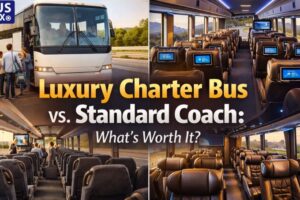 luxury charter bus vs. standard coach img