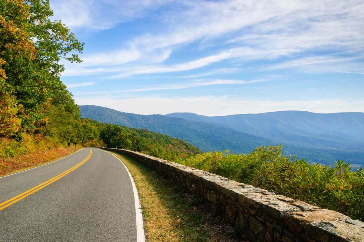 Skyline Drive en el Parque Nacional Shenandoah