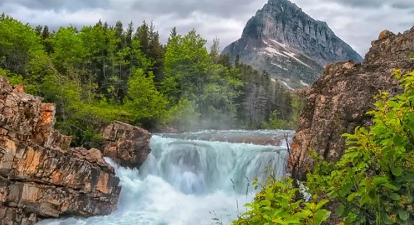 Swiftcurrent Falls Image