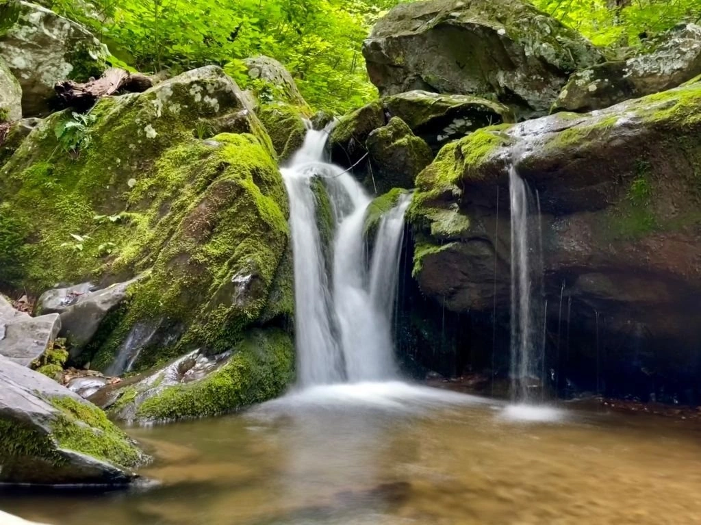 Cascadas en el Parque Nacional Shenandoah