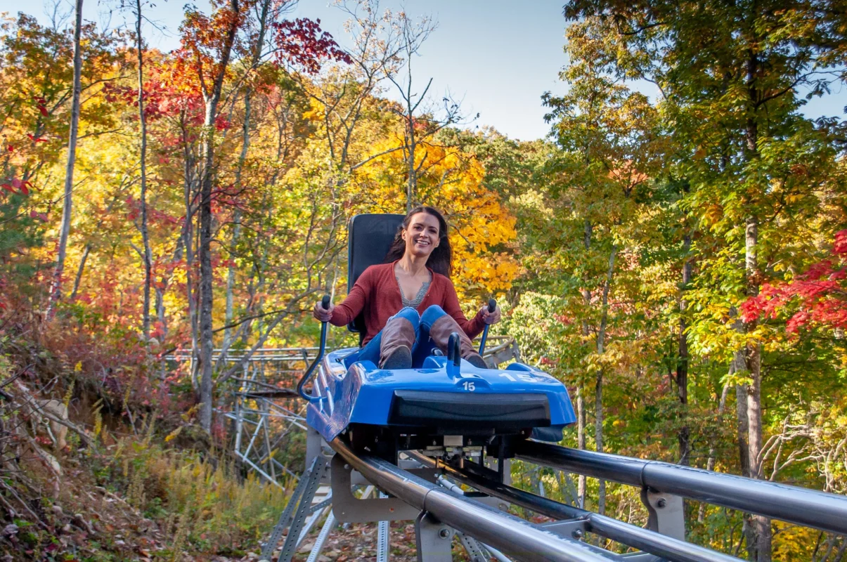 Ober Mountain Gatlinburg tennessee flyer mountain coaster