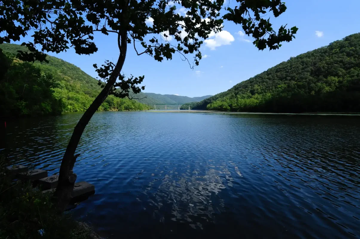 Bluestone State Park Beach