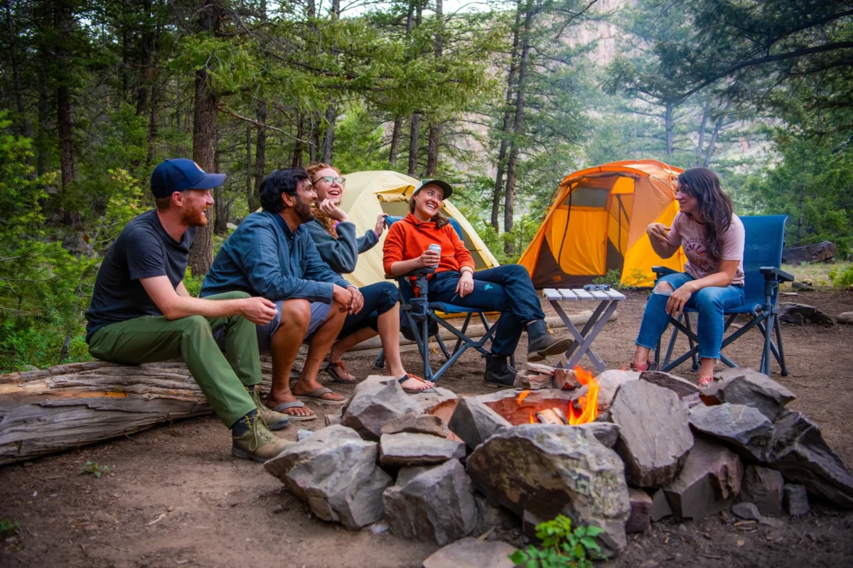 Camping and wildlife spotting