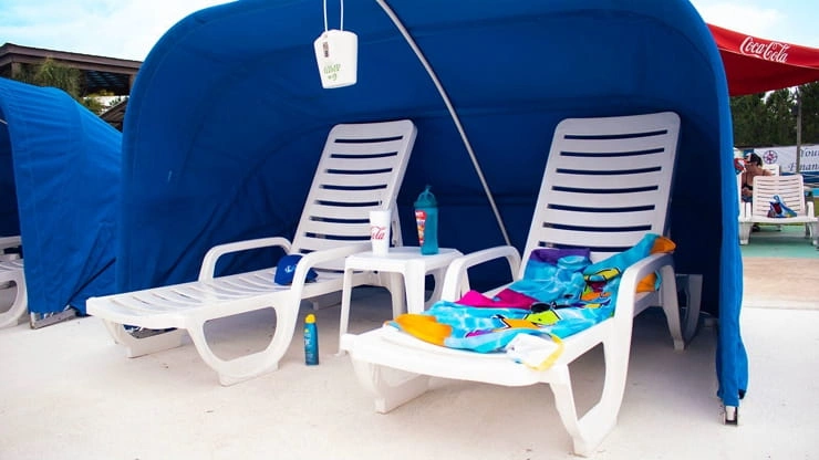 gulf islands waterpark cabana 