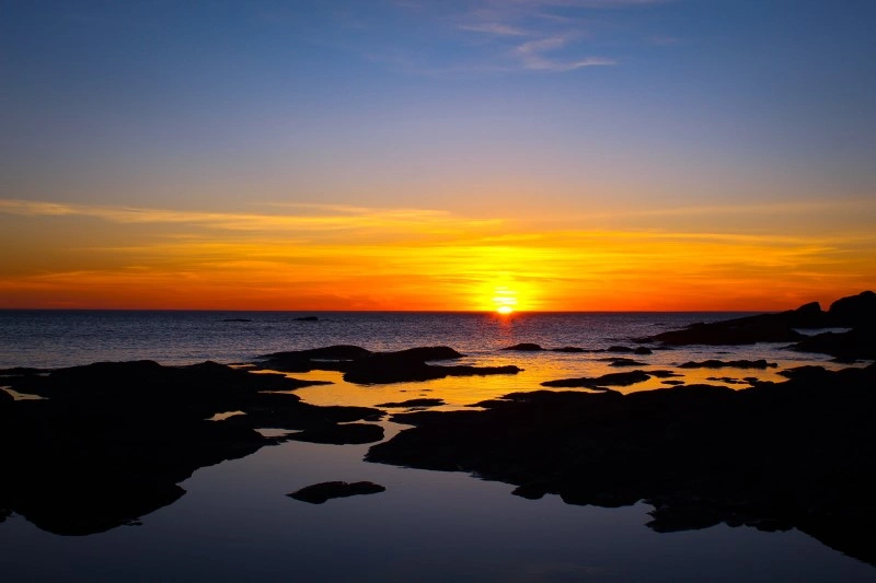provincial park in Lake Superior sunsets
