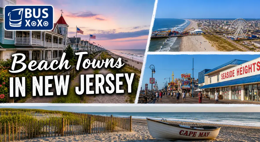 Beach Towns in New Jersey. Feature Image