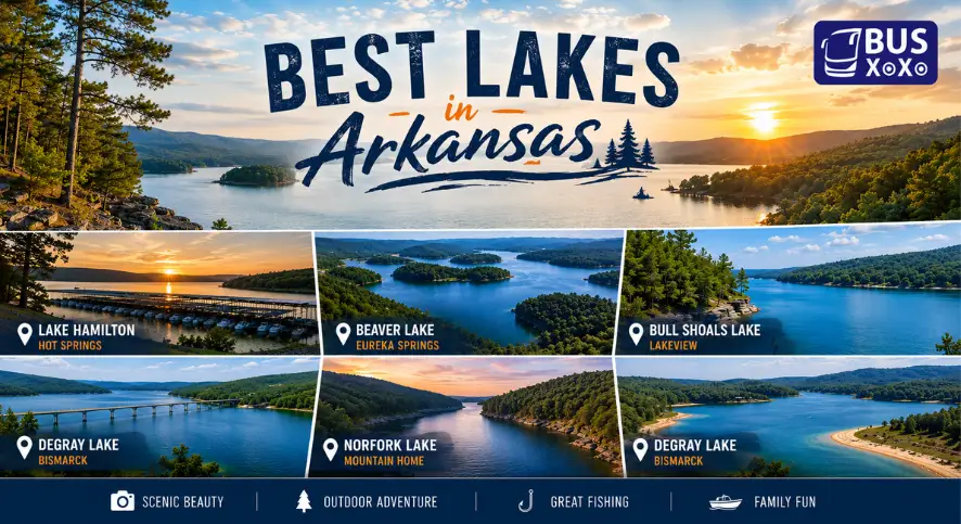 Best Lakes in Arkansas. Feature Image