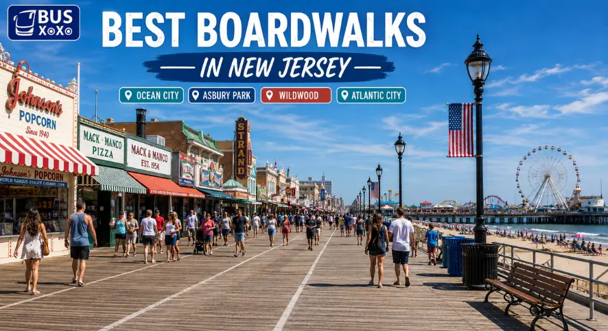 Boardwalks in New Jersey. Image