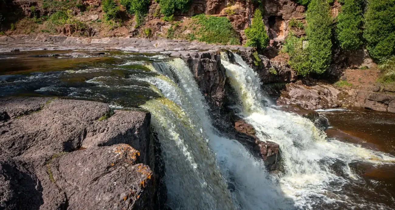 Hike at Gooseberry Falls State Park