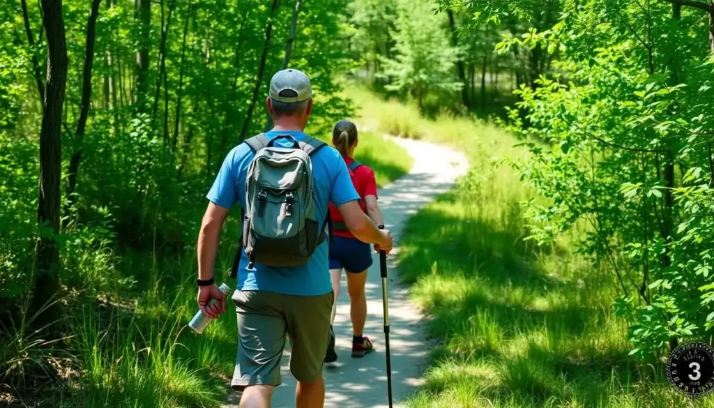 Hiking Trails at Rock Cutt  State Park