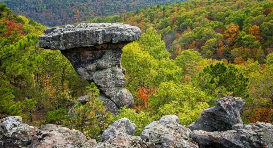 image of Pedestal Rock Arkansas