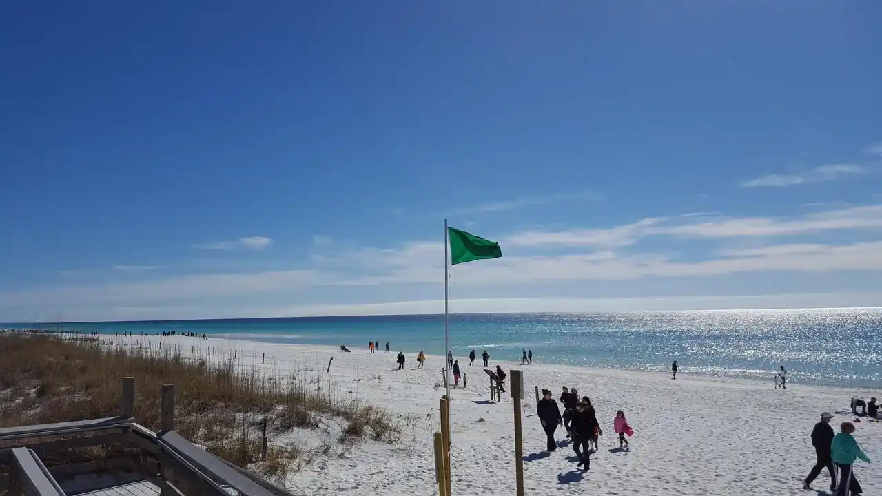 Hiking on the Beach
