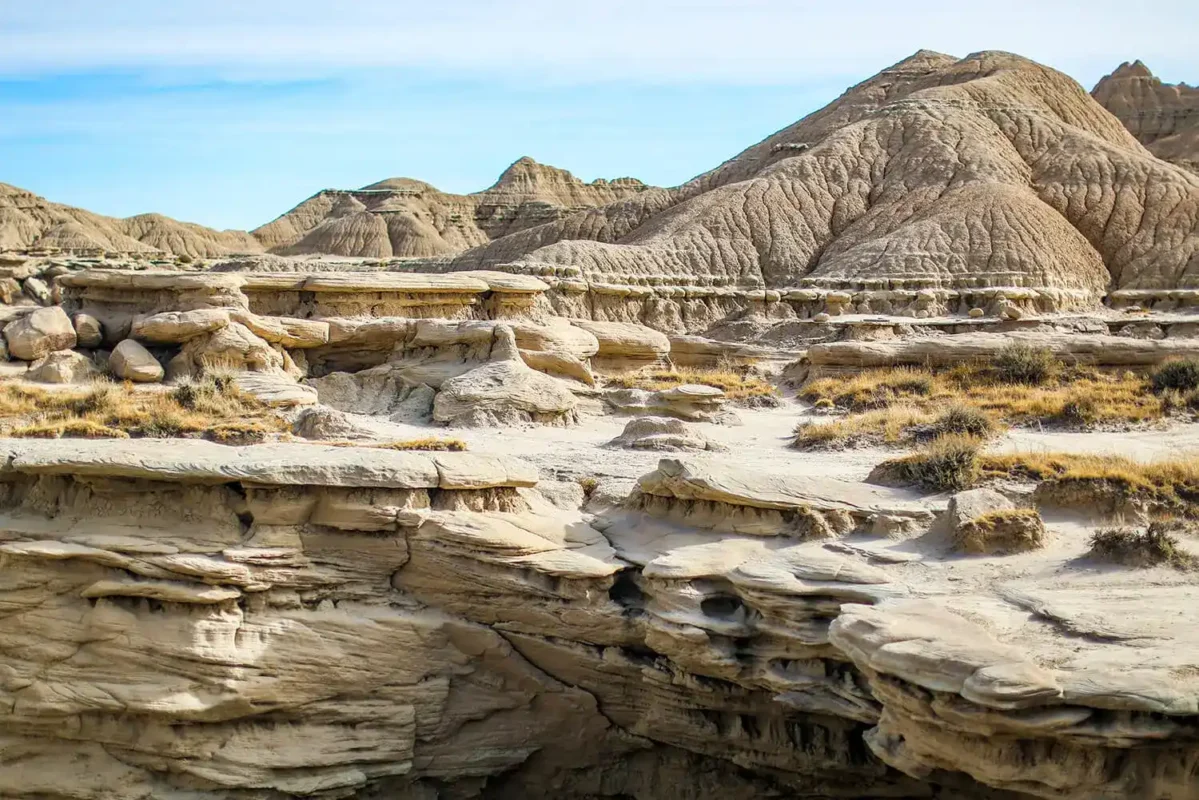 Hiking trails at Toadstool Geologic Park