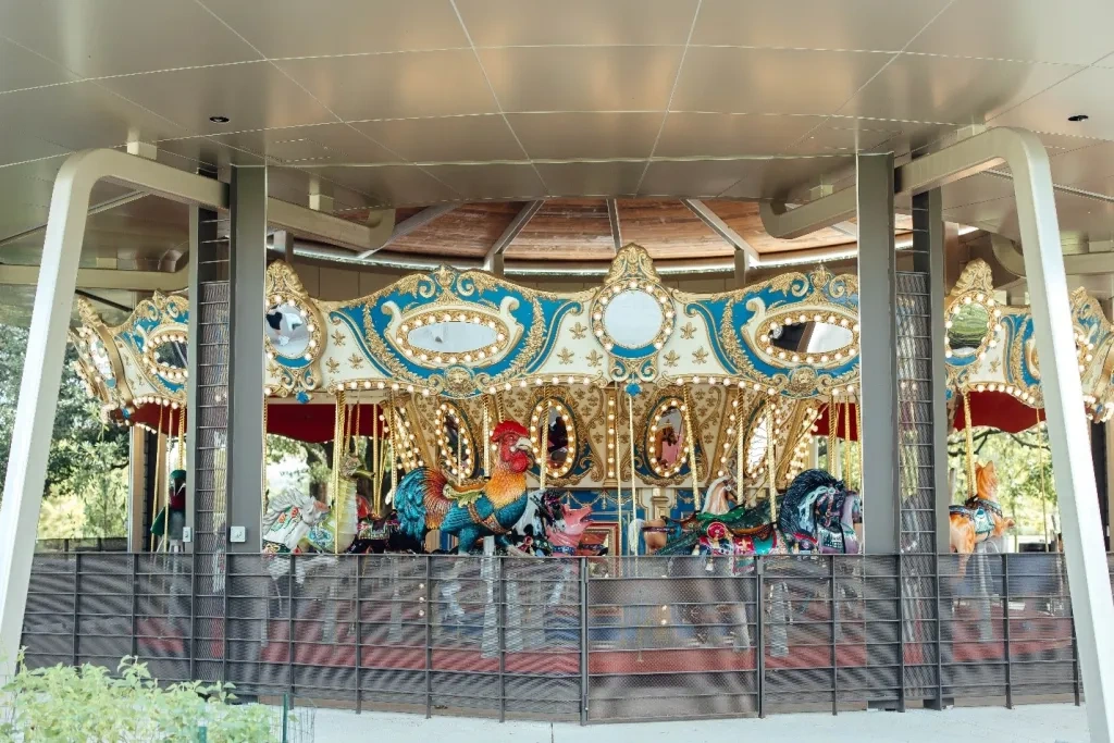 ride the wildlife carousel at houston zoo
