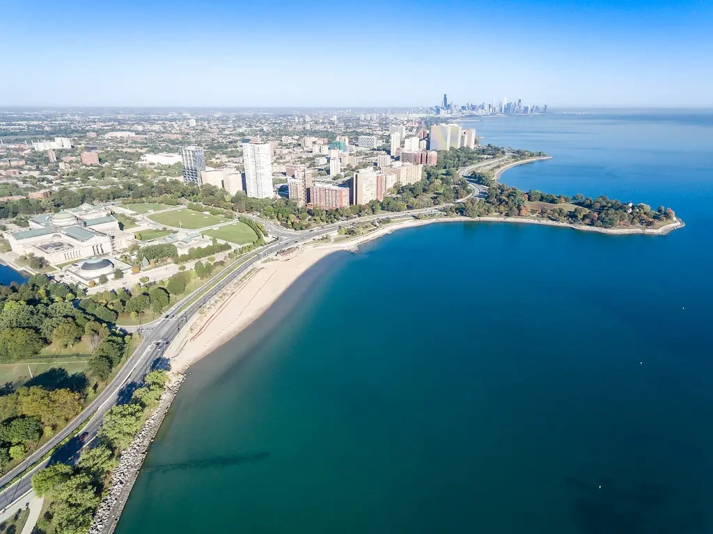 57th Street Beach in Illinois