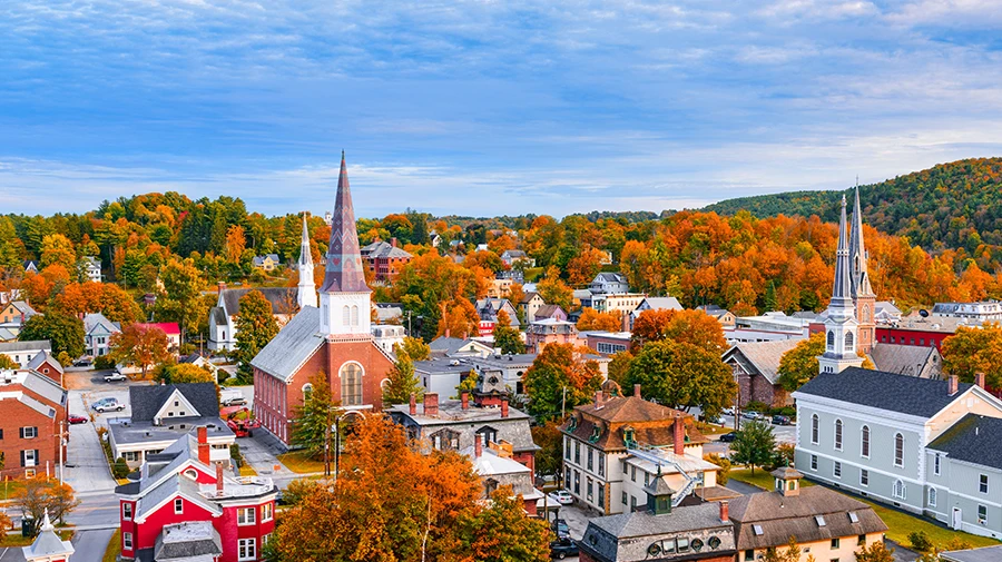 Burlington in Fall