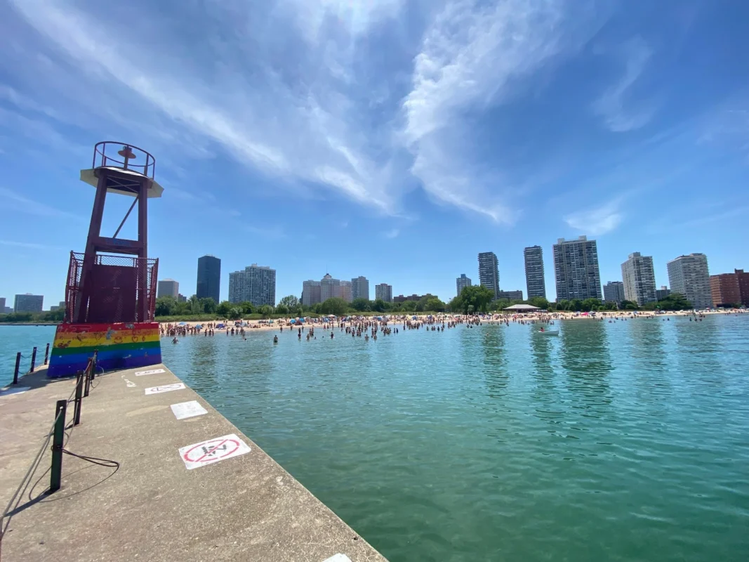Kathy Osterman Beach in Illinois