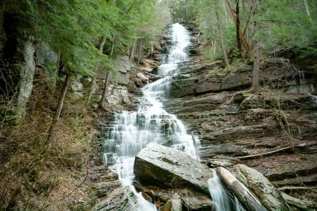 Lye Brook Falls Trail