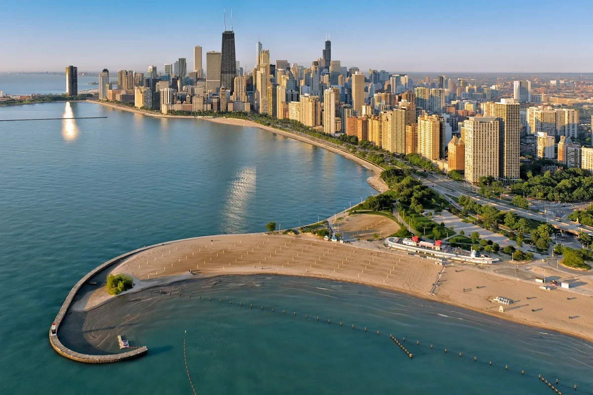 North Avenue Beach in Illinois