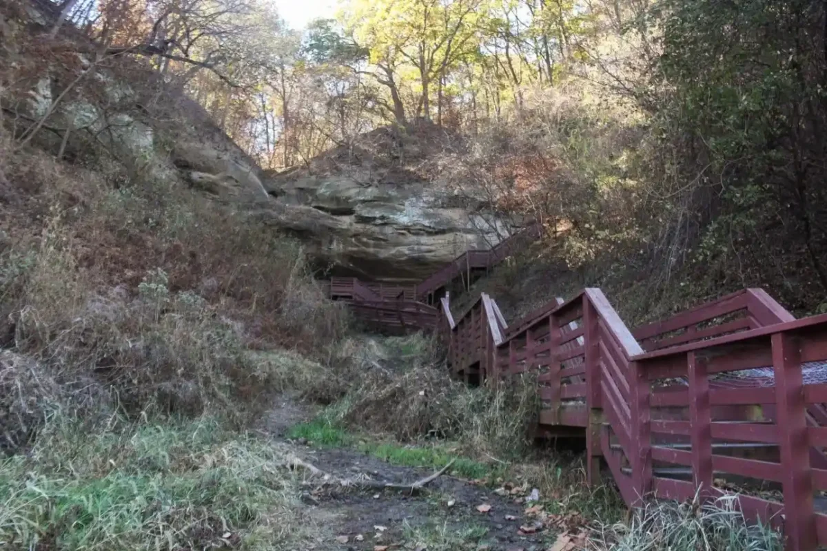 Rock Bluff Run Trail, Indian Cave State Park