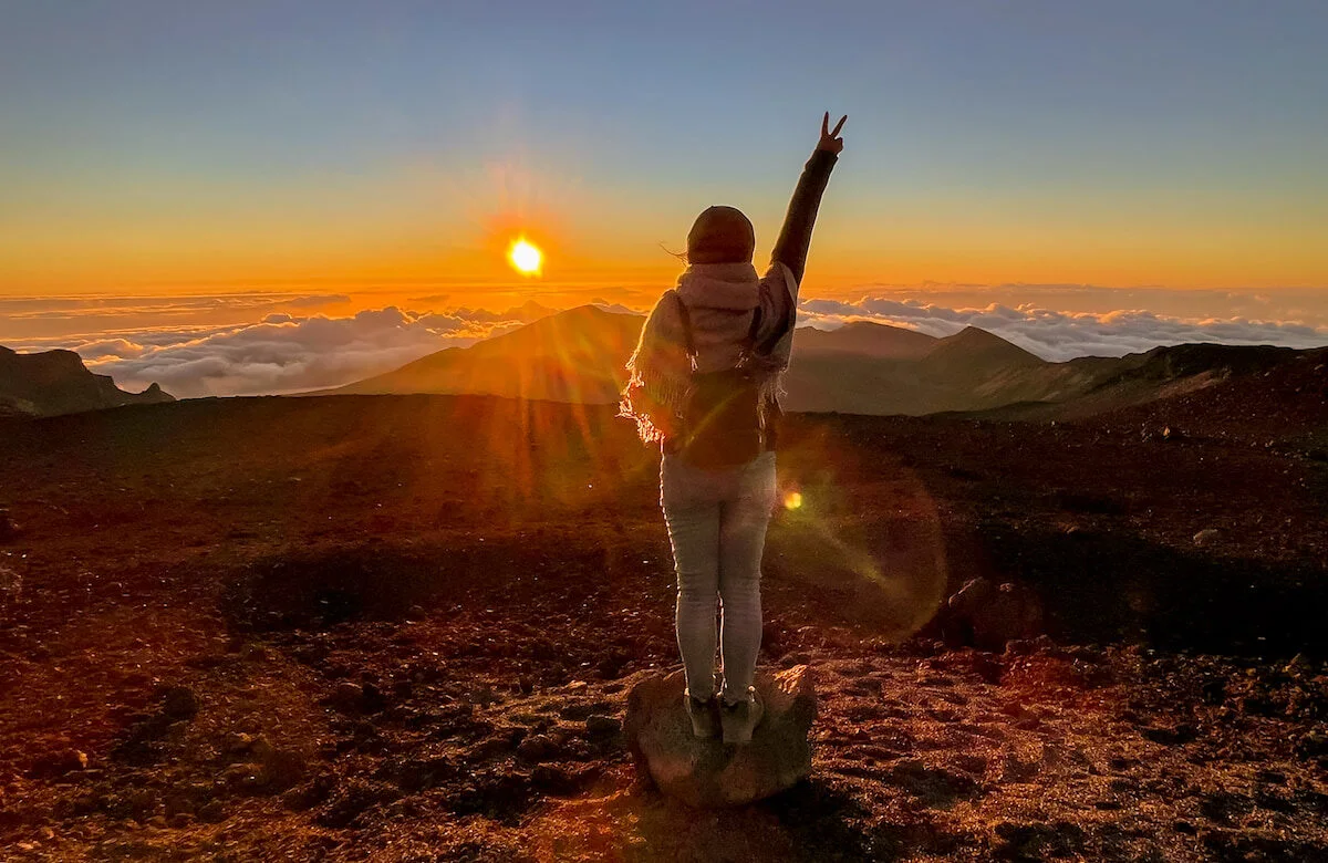 Watch the Sunrise at Haleakala National Park 