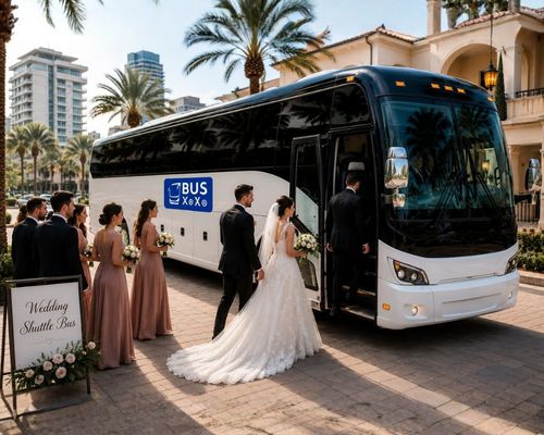 Wedding Shuttle Bus