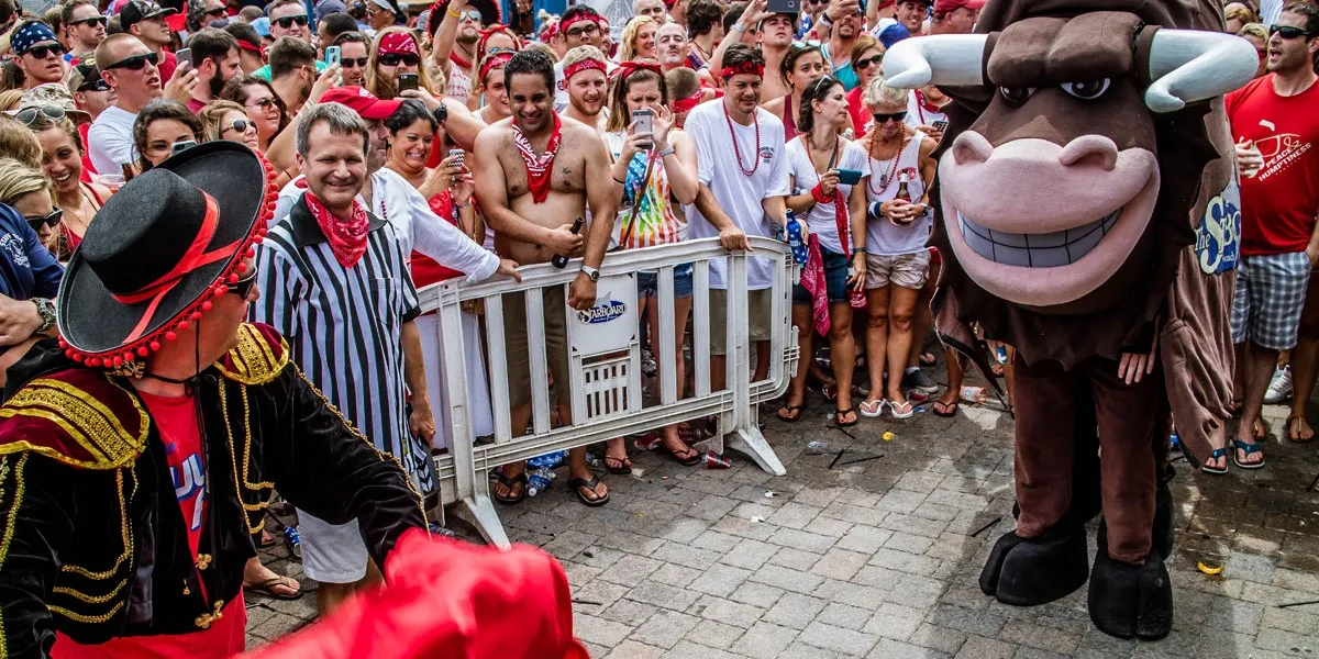 Running of the Bull in Dewey Beach