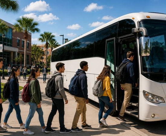 School Charter Bus Rental